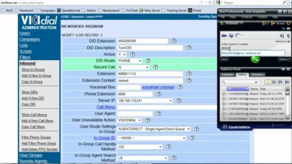 Setup Vicidial Inbound Numbers - DID's