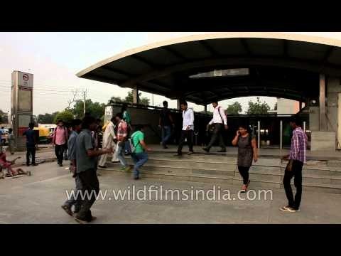 Saidul Ajaib exit at Saket Metro station