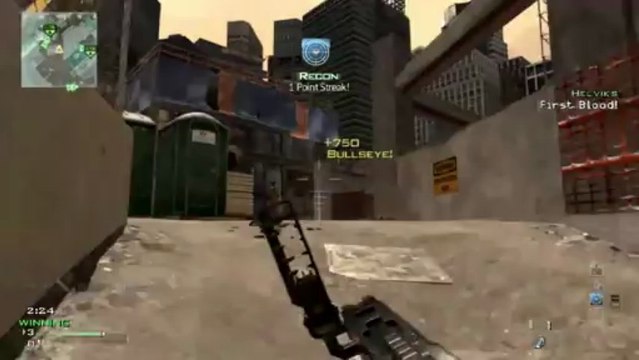 MW3 Hardhat Spawn Throwing Knife Across Map SND Defending