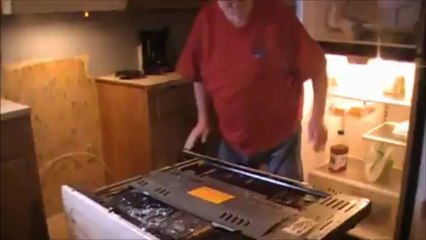 Angry Grandpa destroys kitchen!