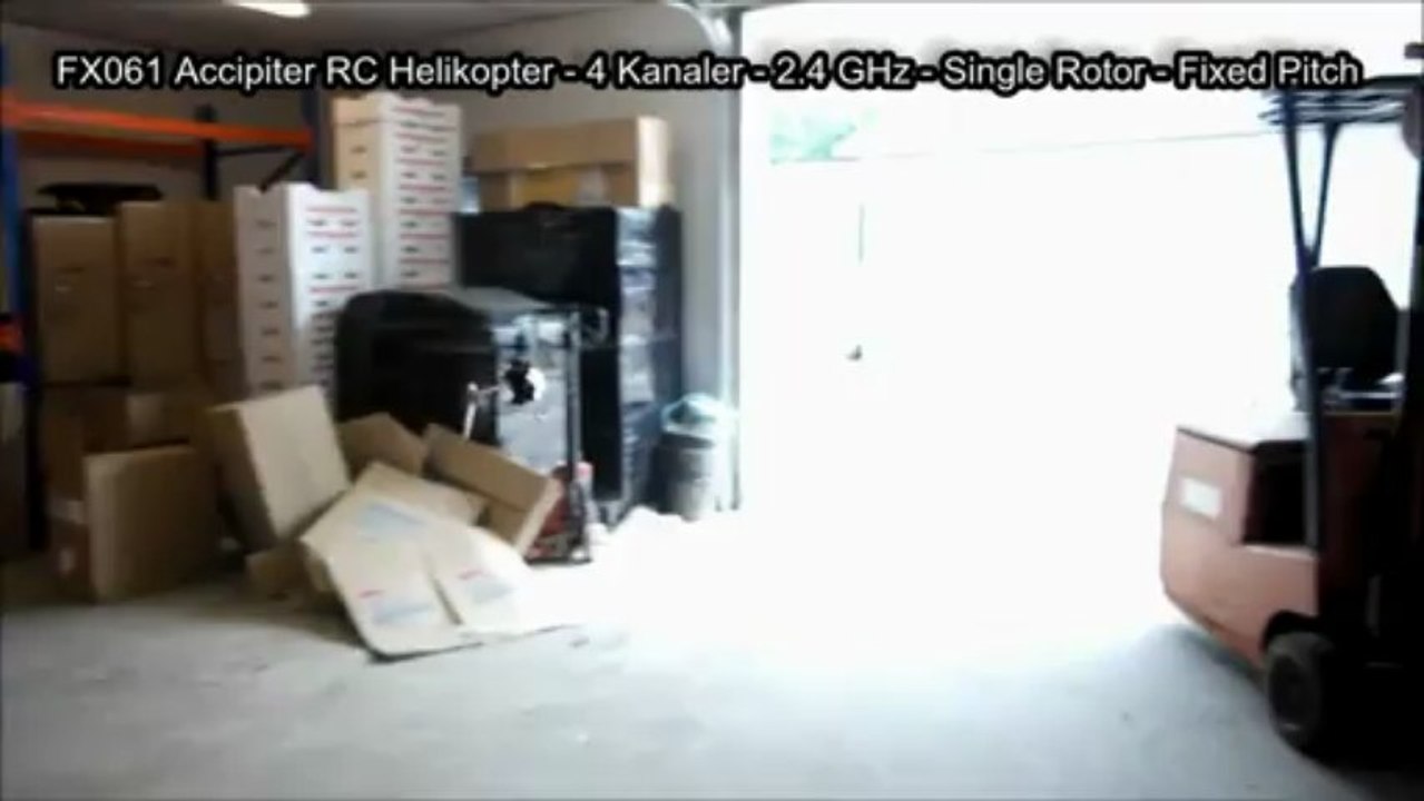 FX061 Accipiter RTF Single Rotor RC Helikopter - 2.4 GHz - 4 Kanals﻿﻿