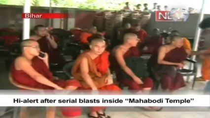 Hi-alert after serial blasts inside “Mahabodi Temple”