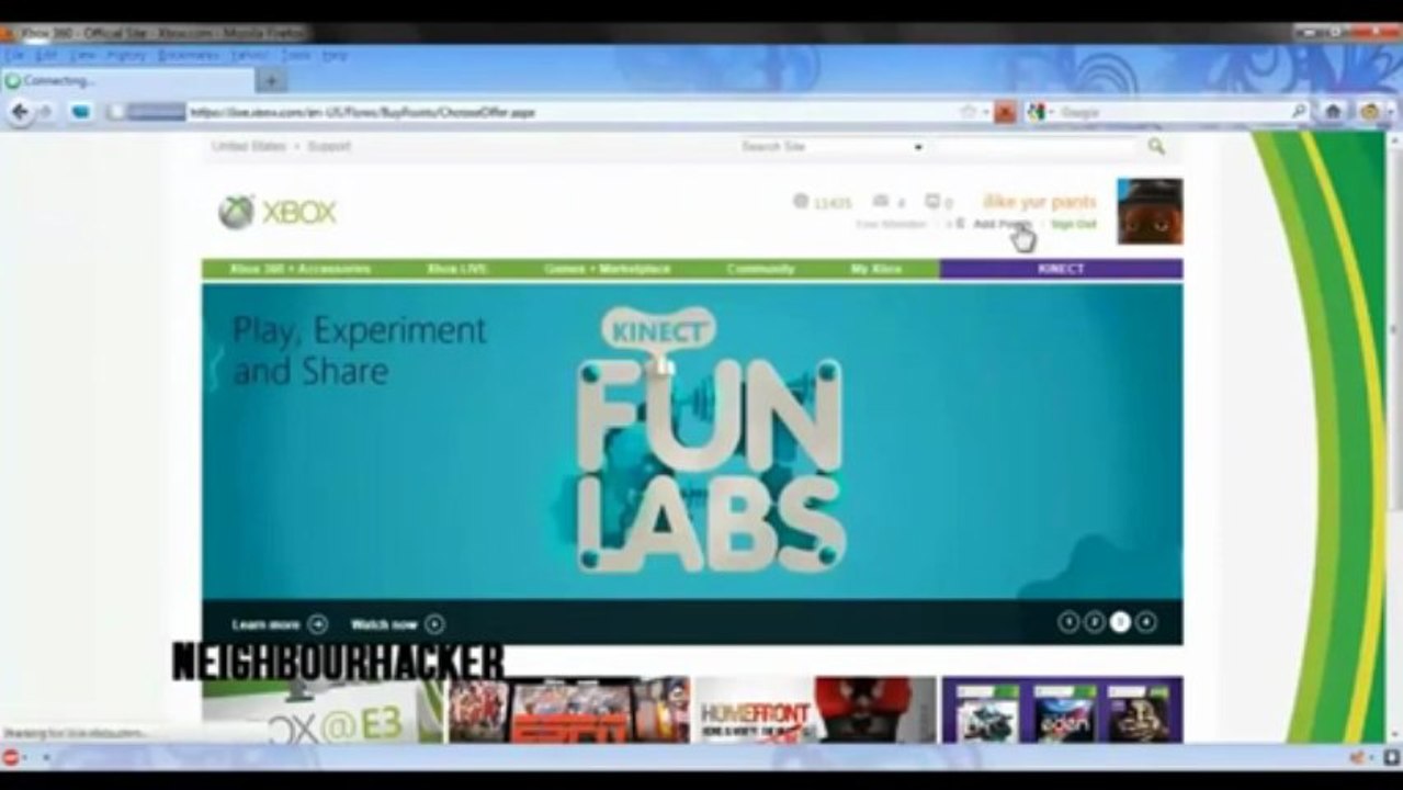 XBOX LIVE Microsoft Points Generator 2013 july
