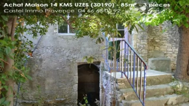 A vendre - maison - 14 KMS UZES (30190) - 3 pièces - 85m²