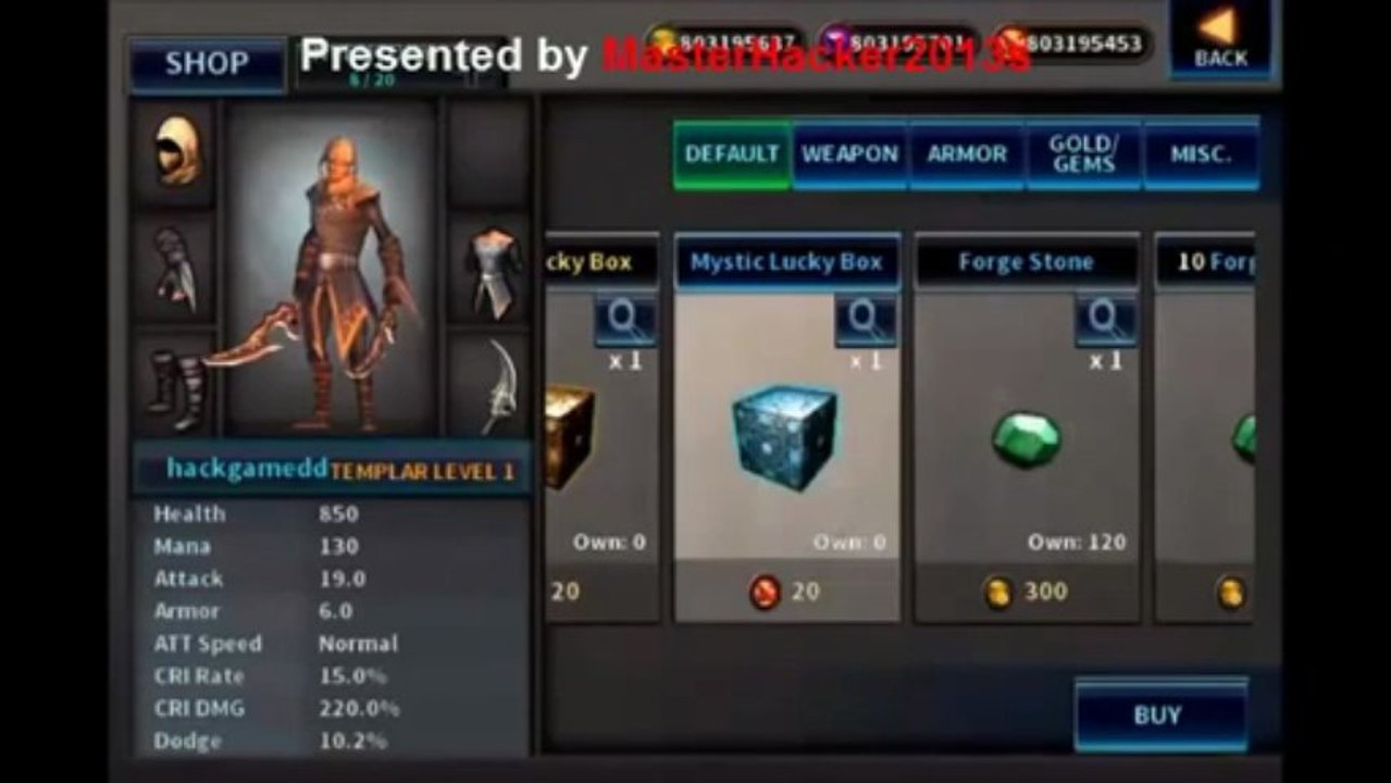 Dark Avenger Hack July2013 [UPDATED]