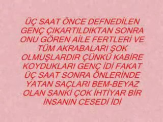 BİR GENCİN KABiR AZABI