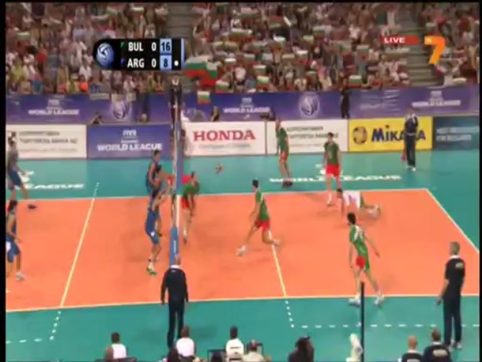 Bulgaria - Argentina 22.06.2012 World League volleyball 1/2