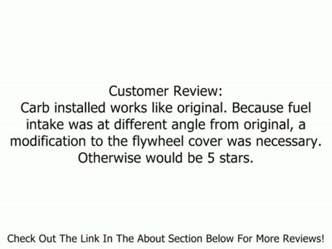Honda GX200 6.5HP Engine Carburetor Carb Replaces #16100-ZL0-W51 Review