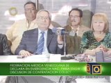Federación Médica Venezolana se declara en emergencia para exigir discusión de contratación colectiva