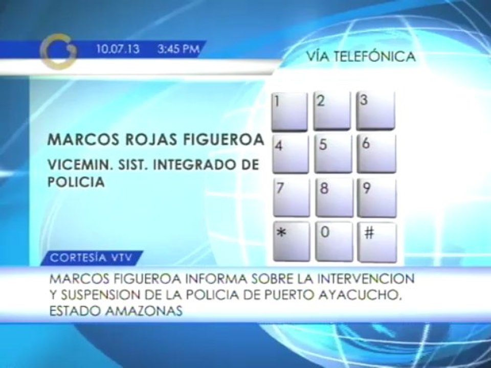 Gobierno interviene y suspende Policía de Puerto Ayacucho