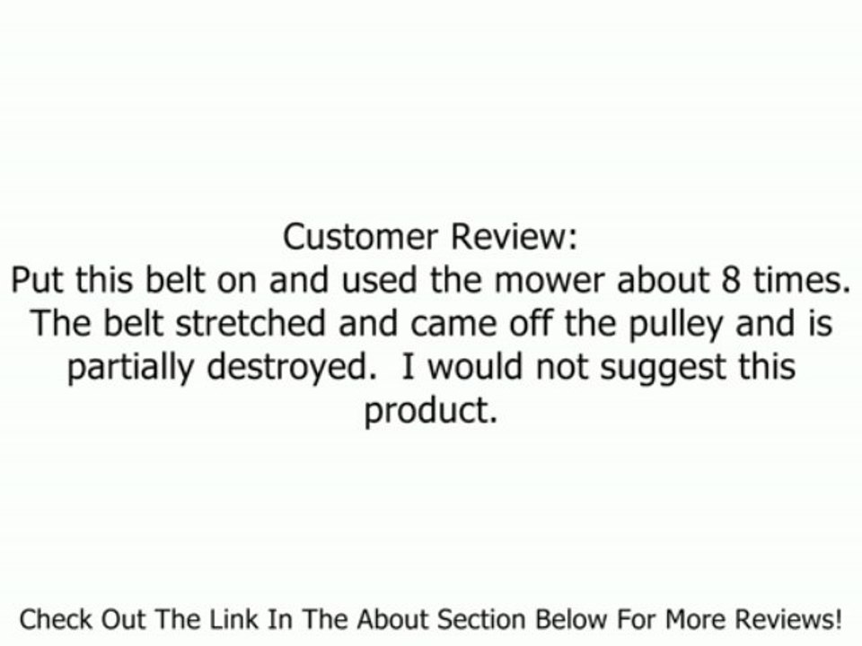 754-04044, 954-04044 Replacement Belt for Cub Cadet, MTD, Troy Bilt, made with Aramid cord. Review