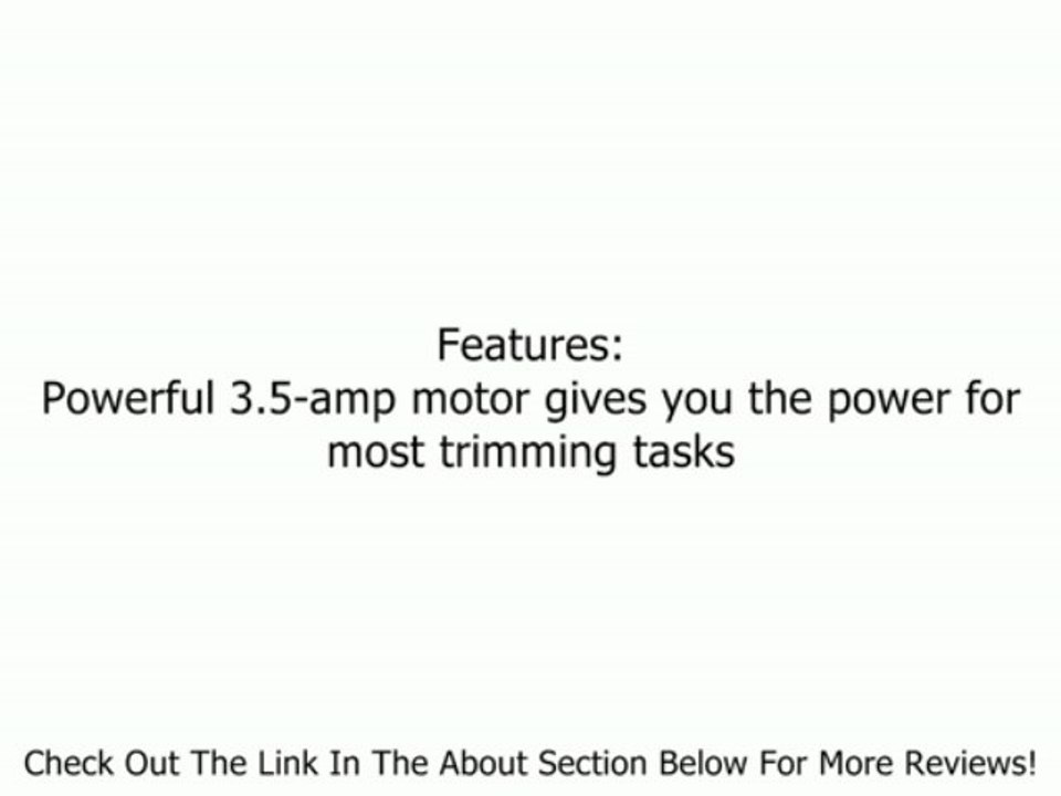 Black & Decker HT18 3-1/2-Amp Hedge Trimmer, 18-Inch Review