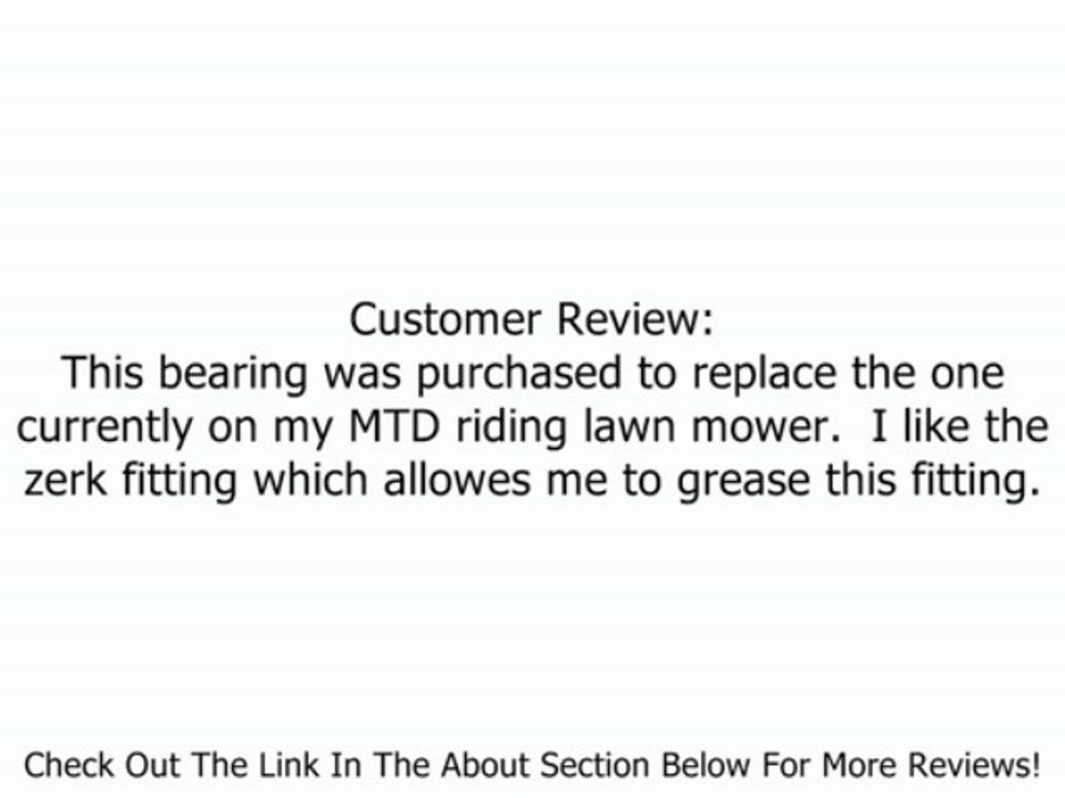 741-0706, 941-0706, Replacement Wheel Bushing with Grease Zerk for MTD, Cub Cadet, White, Yard Man, more Review