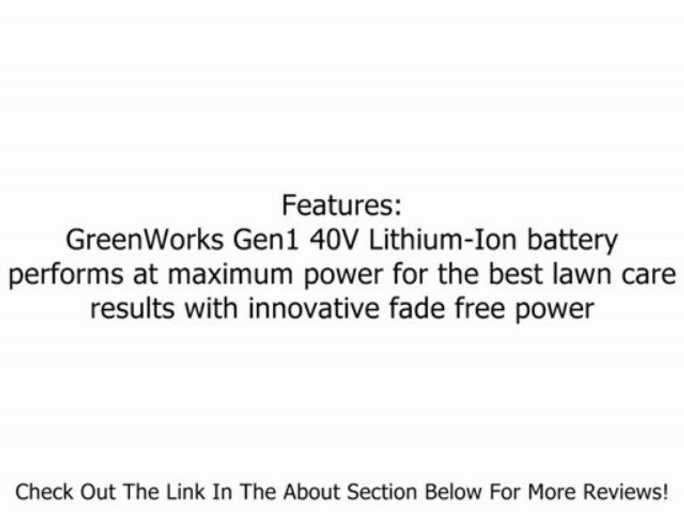 GreenWorks 22632A Gen1 40V 24-Inch Hedge Trimmer - 40V 4 AH Battery and Charger Inc. Review