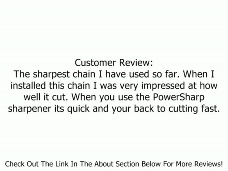 Oregon PS56 PowerSharp Saw Chain For 16-Inch Craftsman, Echo, Homelite, Poulan, And Remington Chain Saws Review