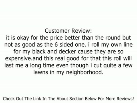 LoNoiz .065-Inch 3-Pound Spool Commercial Grade Spiral Twist Quiet Grass Trimmer Line, Blue LN065MSP-2 Review