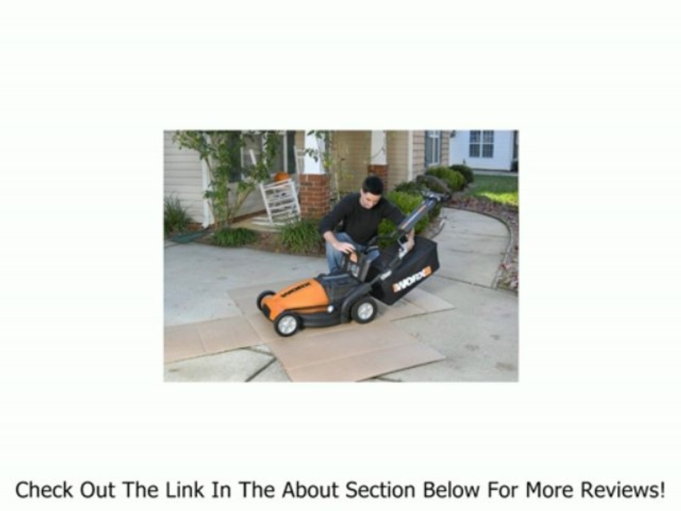 WORX WG788 19-Inch 36 Volt Cordless 3-In-1 Lawn Mower With Removable Battery & IntelliCut Review