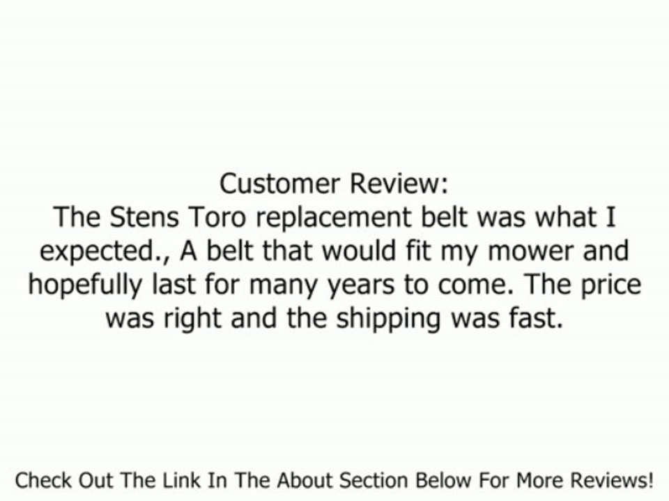 Stens 265-890 Belt Replaces Toro 44-6260 123-1/2-Inch by-1/2-inch Review