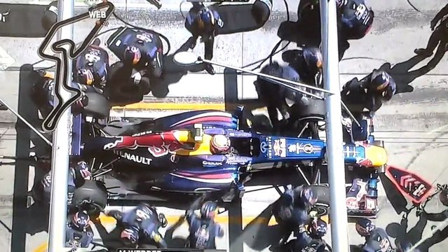 Roue F1 vs Caméraman (GP Allemagne)