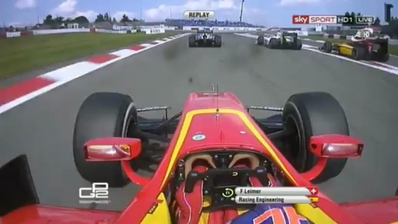 GP2 2013 Nurburgring Race 1 Great Battle Final Lap