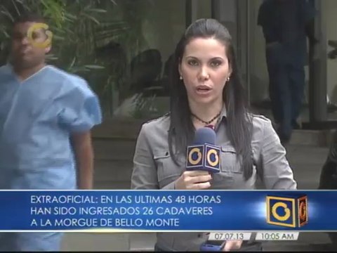 Extraoficial: 26 cadáveres han sido ingresados a la morgue de Bello Monte en las ultimas 48 horas
