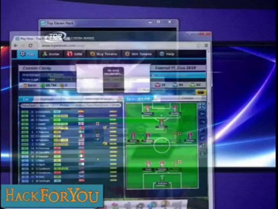 [UPDATED] Top Eleven Hack tool 2013 Download + PROOF