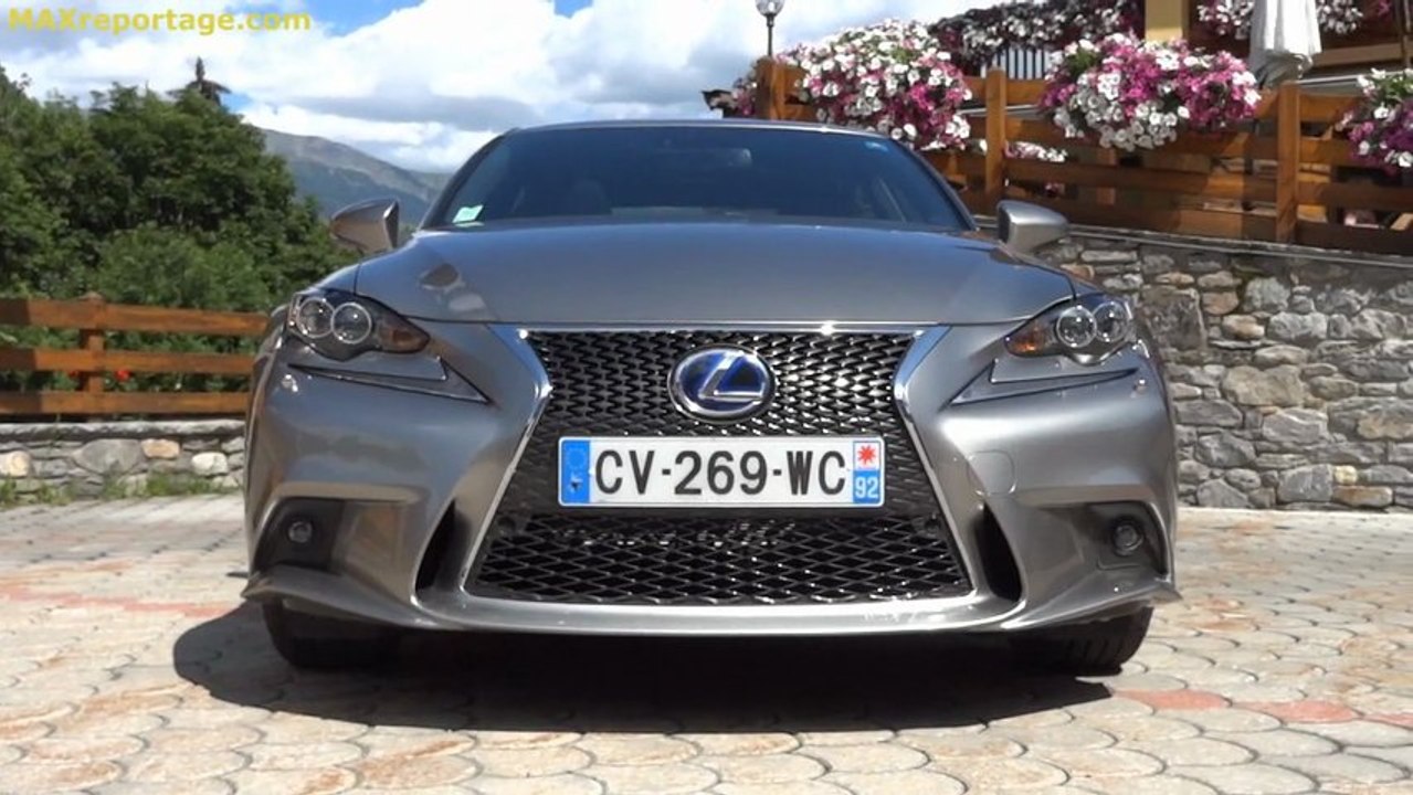 Lexus IS 300h  F Sport Hybrid 2013 ESSAI par MAXreportage.com