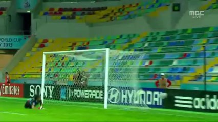 한국 이라크 후반 연장전 동점골