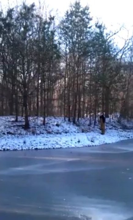 Fallin through ice