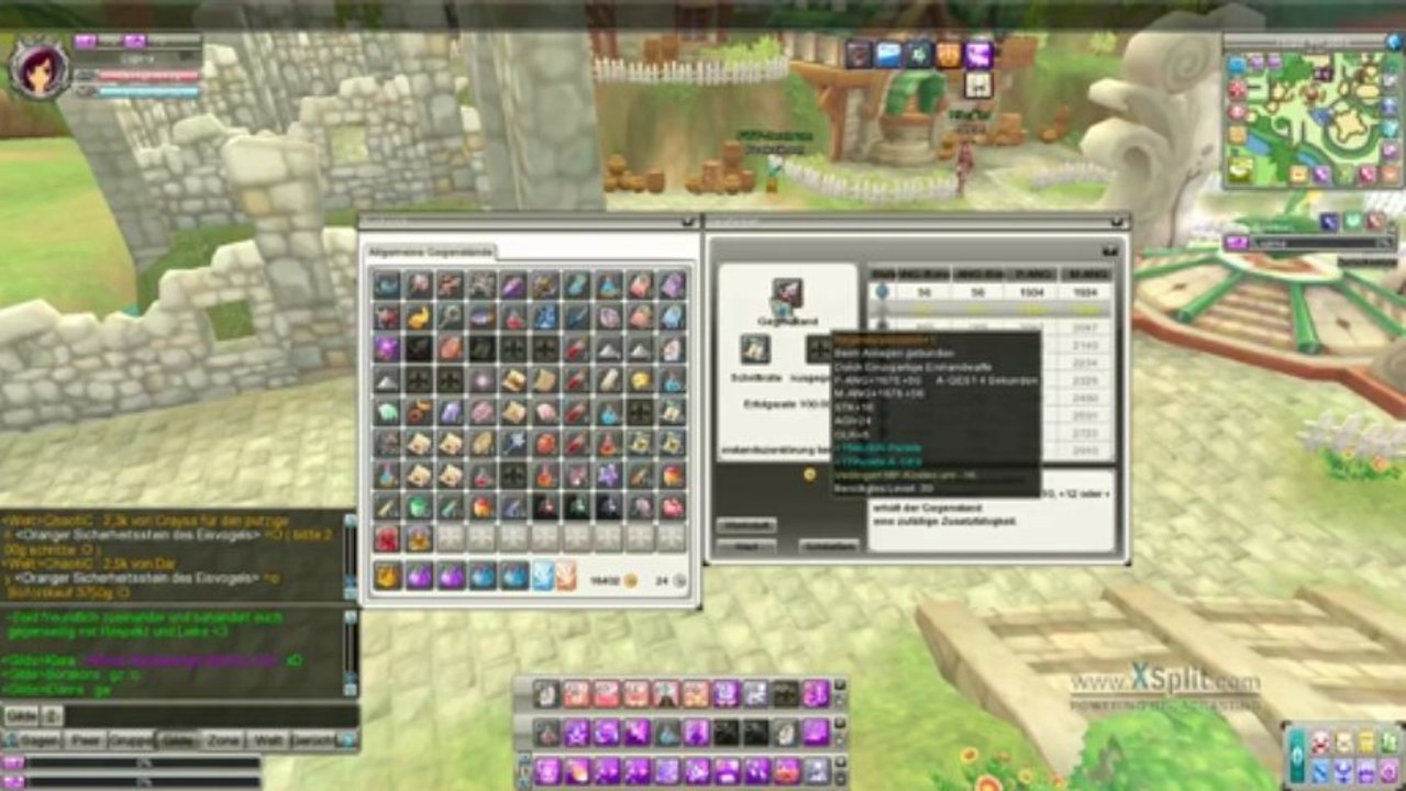 Eden Eternal Bug beim Uppen