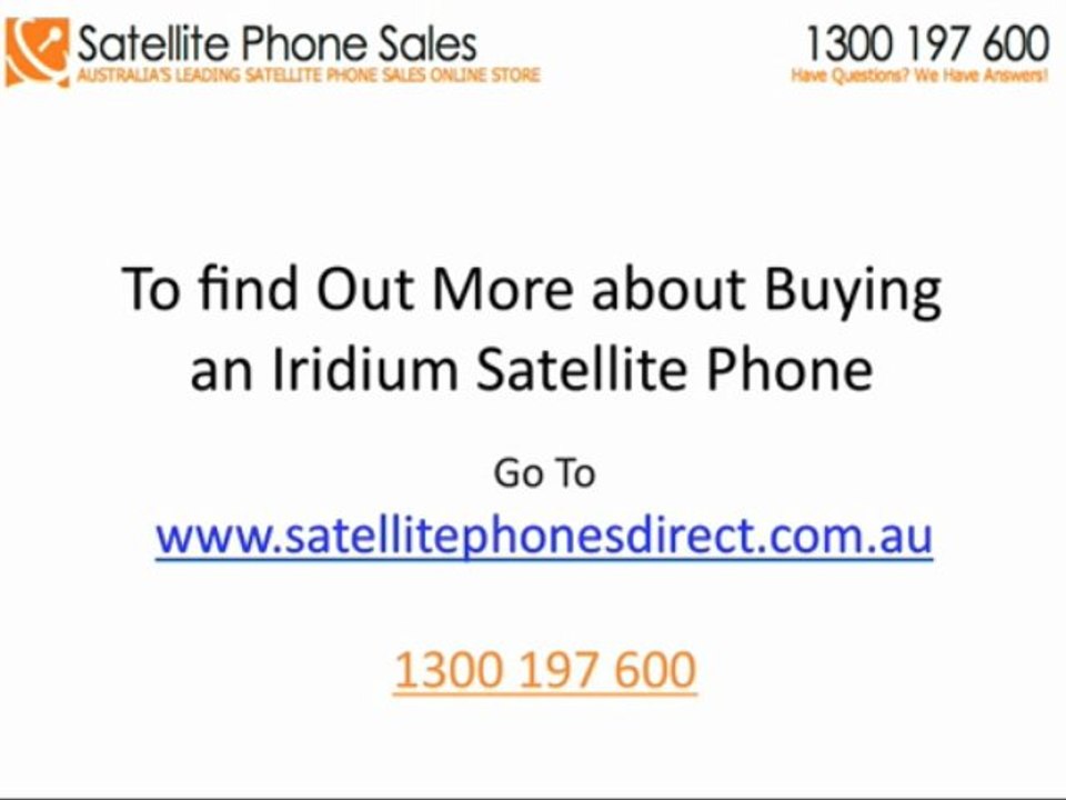 Don't Get The Surpise Of Your Life When Calling An Iridium 9575 Satellite Phone