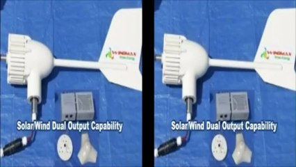 Windmax HY400 500 Watt Max 12-Volt 5-Blade Residential Wind Generator Kit Sale