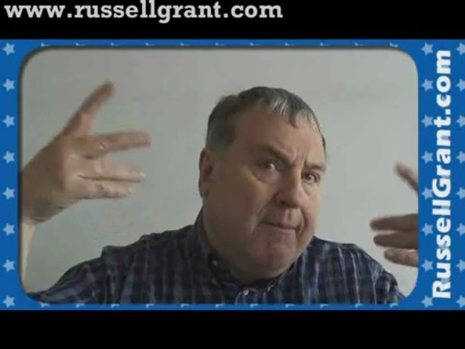 Russell Grant Video Horoscope Aquarius July Monday 8th 2013 www.russellgrant.com