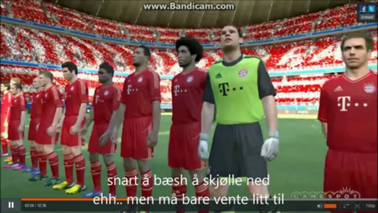 Parodi av japansk spillutvilker med norsk tekst i intervju om pes 2014 :-)