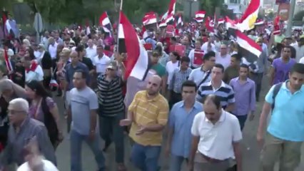 Egyptians throng streets in support of army-backed revolt