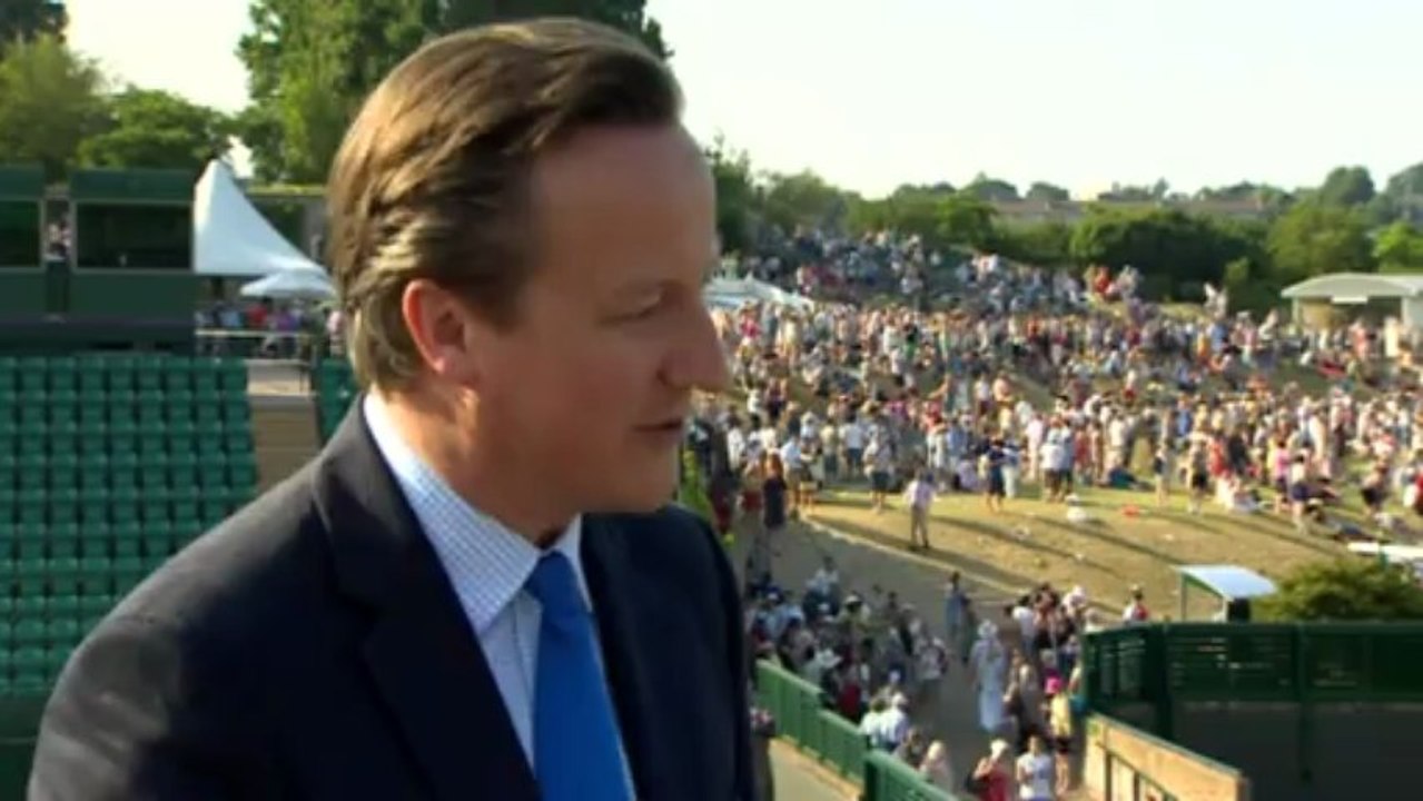PM praises "brilliant performance" by Andy Murray