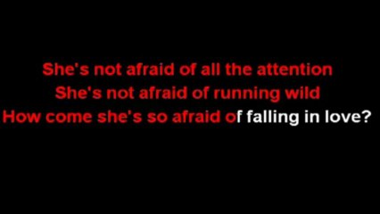 One Direction - She's Not Afraid Karaoke