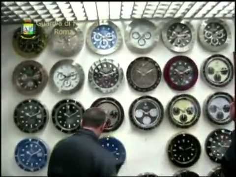 Roma - Contraffazione, operazione della guardia di finanza (06.07.13)