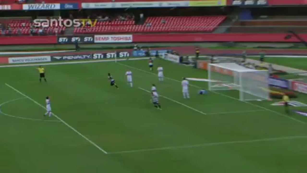 São Paulo 0 x 2 Santos