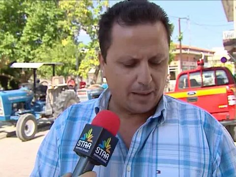 Έβγαλαν τα τρακτέρ στους δρόμους οι αγρότες του Αγίου Δημητρίου