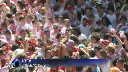 Stierhatz in Pamplona fordert Verletzte