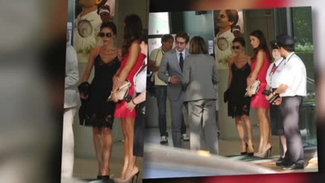 Victoria Beckham Wears Sexy Lace Dress at Wimbledon