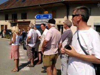 L'Etape du Tour Annecy-Semnoz - Le passage des coureurs à Cusy