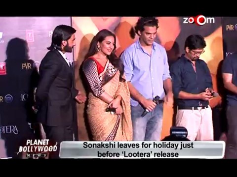Lootera- Sonakshi Sinha leaves for holiday just before Lootera Movie release