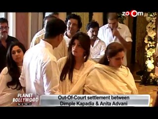 Dimple Kapadia apparently called Anita Advani for an Out-Of-Court settlement