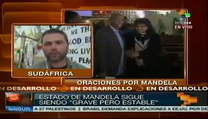 Mandela cumple un mes hospitalizado en Pretoria