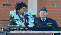 Entrega Evo Morales centro social productivo en apoyo a 300 familias