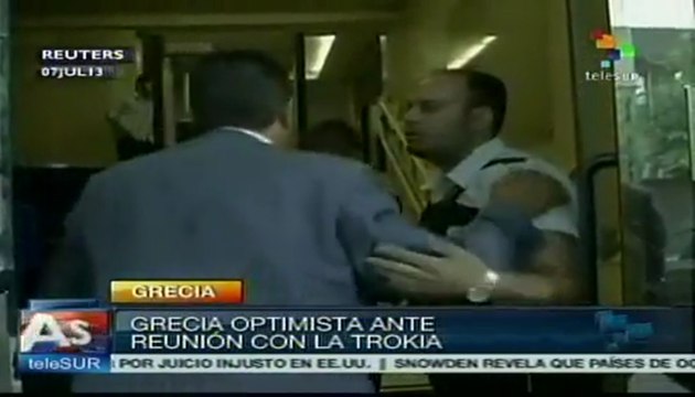 LaTroika y Grecia firmarían acuerdo de ayuda por 8.1 millones de euros