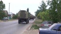 В Пугачёв стягивается военная техника. БТР на улицах