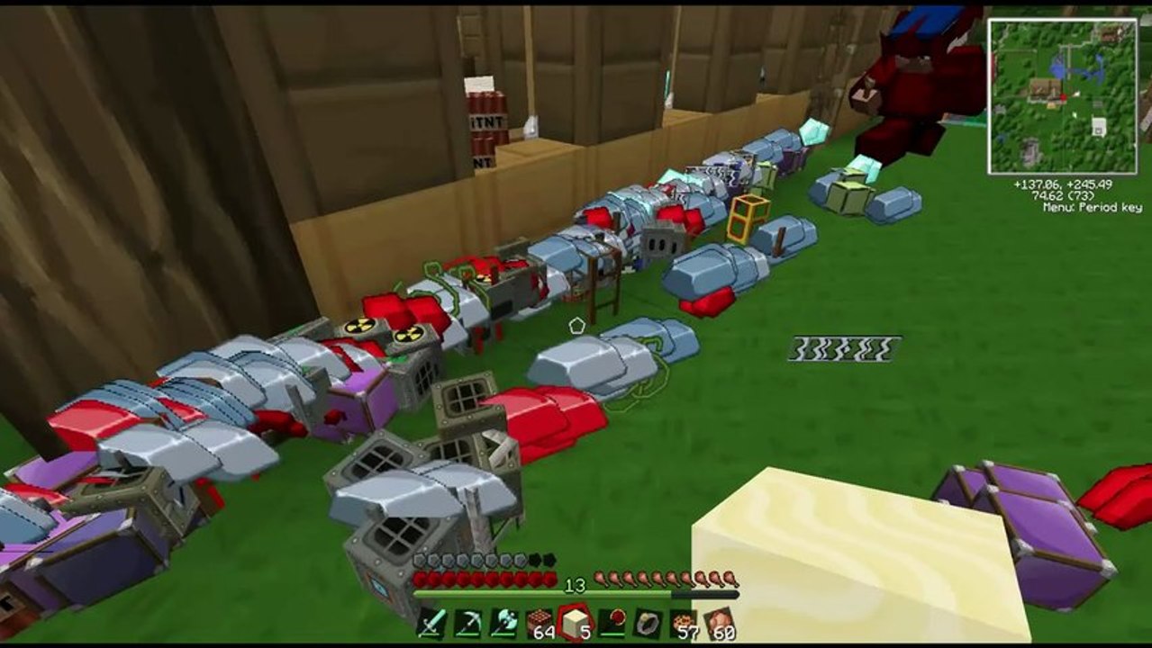 Minecraft Tekkit [Part 85] - Boats, Houses, and Dynamite